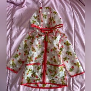 Cat & Jack Kids' Strawberry Print Raincoat